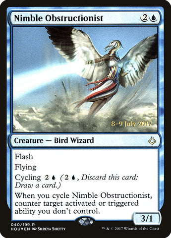 Nimble Obstructionist  (Prerelease) [Hour of Devastation Prerelease Promos]