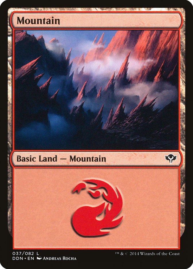 Mountain (#37) [Duel Decks: Velocidad vs. Astucia] 