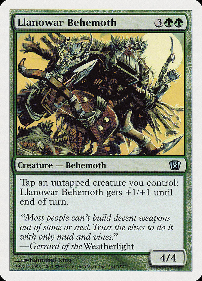 Llanowar Behemoth [Huitième édition] 