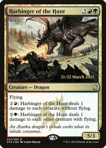 Harbinger of the Hunt (Prelanzamiento) [Promociones de presentación de Dragons of Tarkir] 