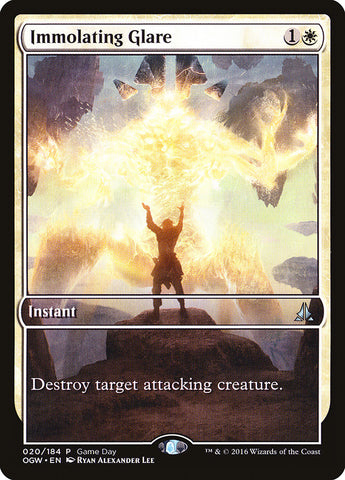 Immolating Glare (Game Day) (Prolongé) [Promos Serment des Sentinelles] 