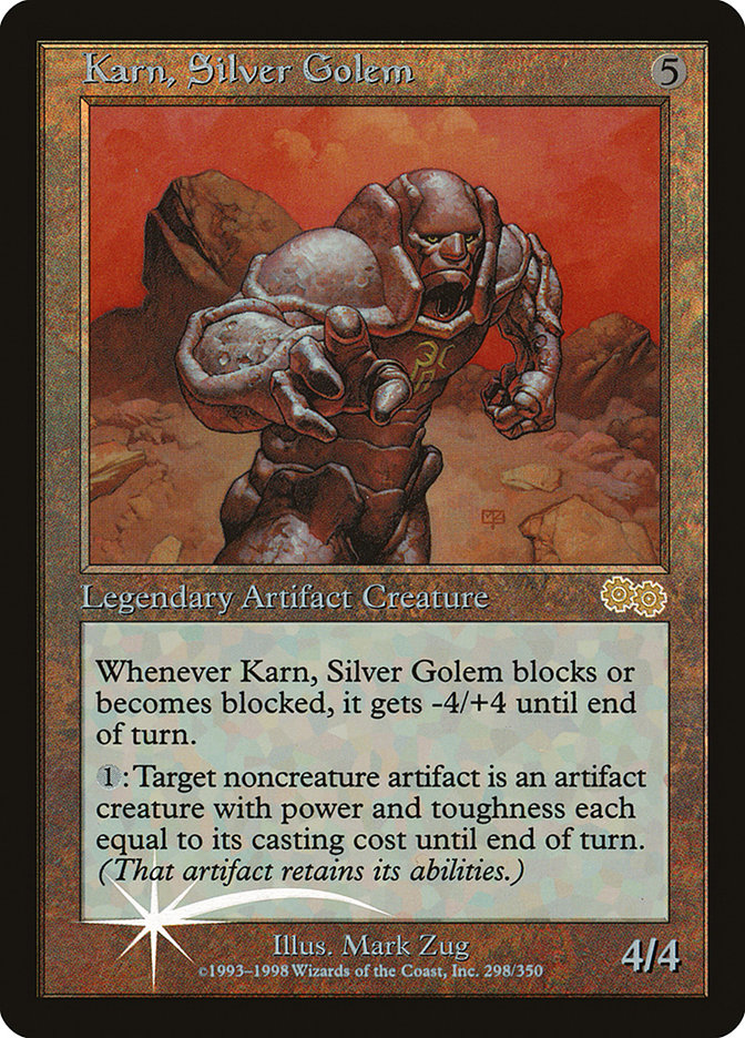 Karn, Golem de plata [Arena League 1999] 