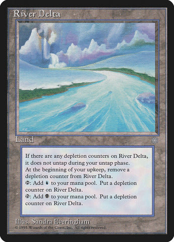 Delta du fleuve [ère glaciaire] 