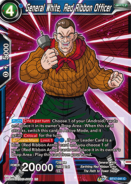 General White, Red Ribbon Officer (BT17-041) [Ultimate Squad]