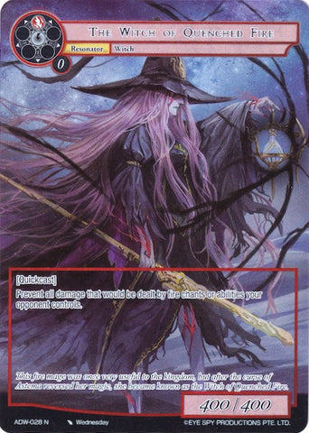 The Witch of Quenched Fire (Full Art) (ADW-028) [Assault into the Demonic World]