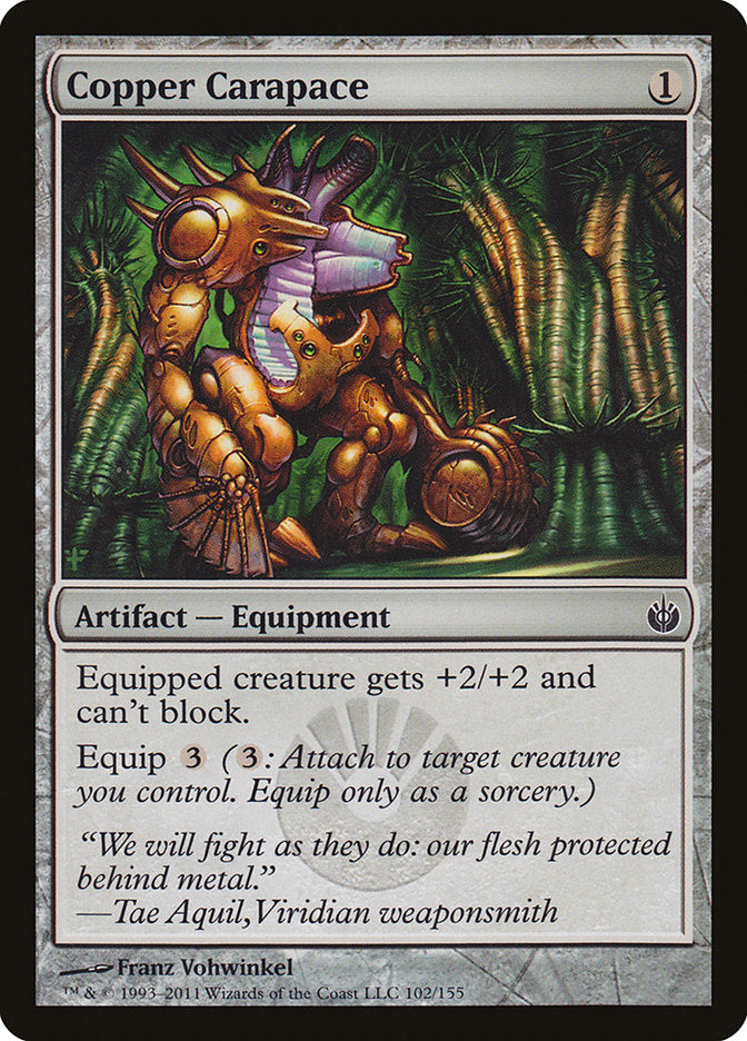 Carapace de cuivre [Mirrodin assiégé] 