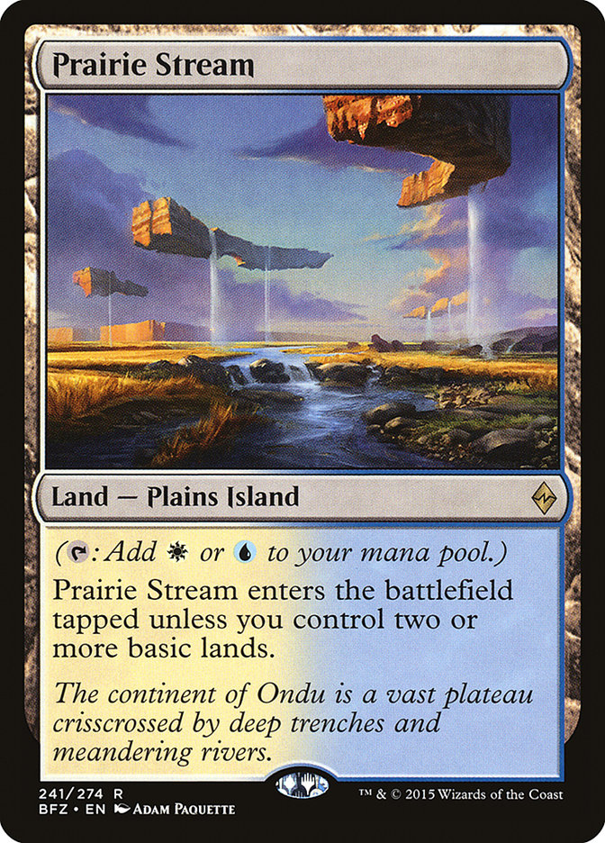 Prairie Stream [Bataille pour Zendikar] 