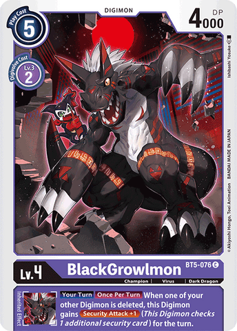 BlackGrowlmon [BT5-076] [Batalla de Omni] 