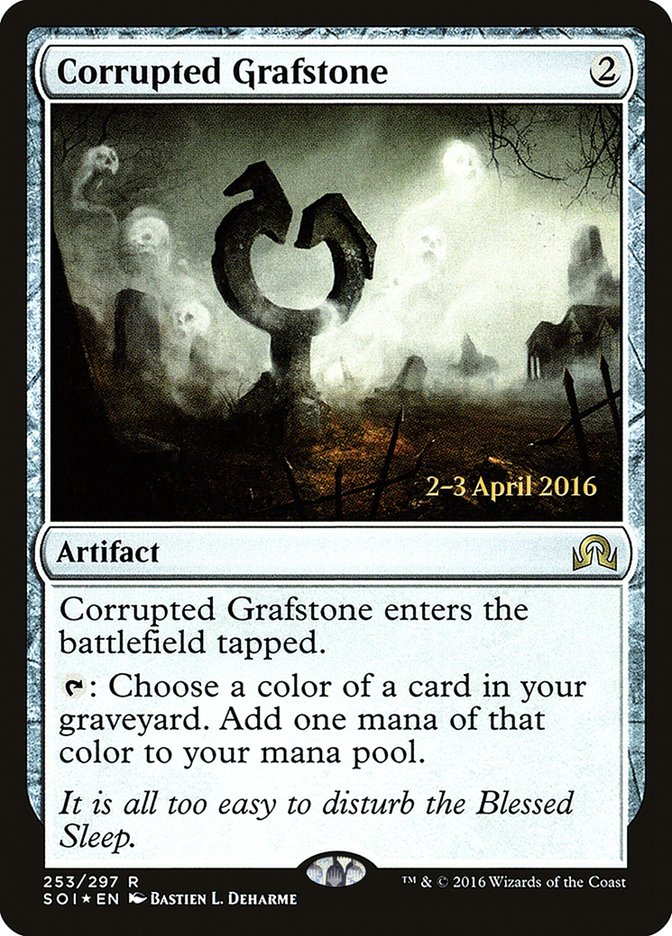 Grafstone corrupto (Prelanzamiento) [Shadows over Innistrad Prerelease Promos] 