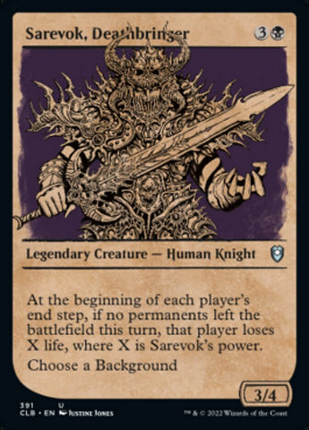 Sarevok, Deathbringer (Exhibición) [Commander Legends: Battle for Baldur's Gate] 