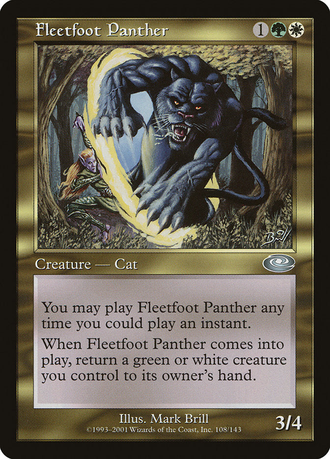 Fleetfoot Panther [Changement de plan] 