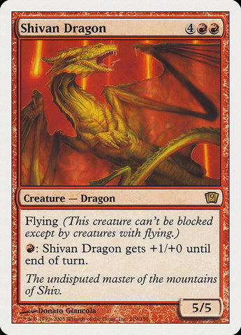 Dragón Shivan [Novena Edición] 