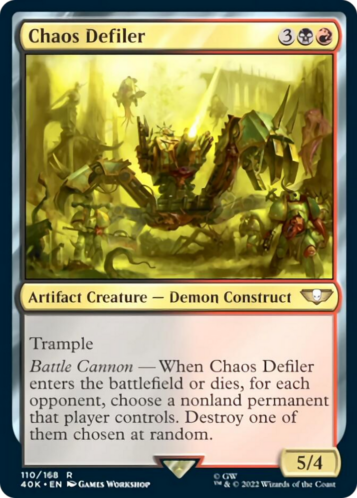 Chaos Defiler (Surge Foil) [Universos más allá: Warhammer 40,000] 