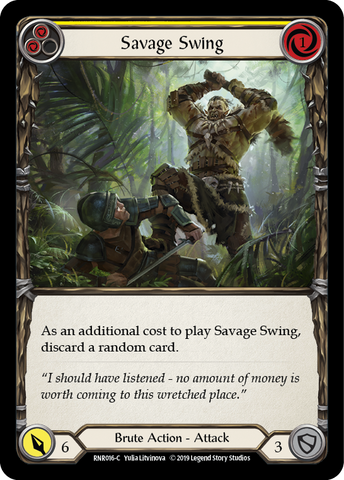 Savage Swing (Amarillo) [RNR016-C] 1ª Edición Normal 