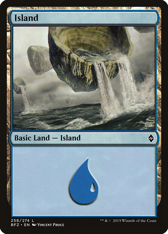 Island (#258a) [Battle for Zendikar]