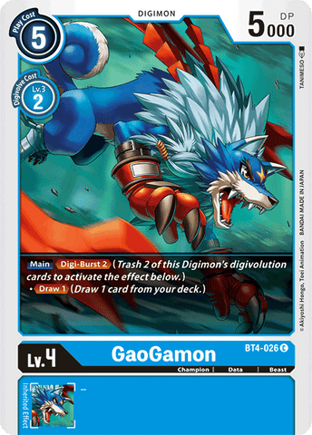 GaoGamon [BT4-026] [Gran Leyenda] 