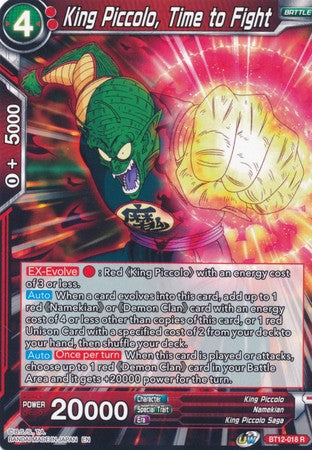 King Piccolo, Time to Fight [BT12-018]