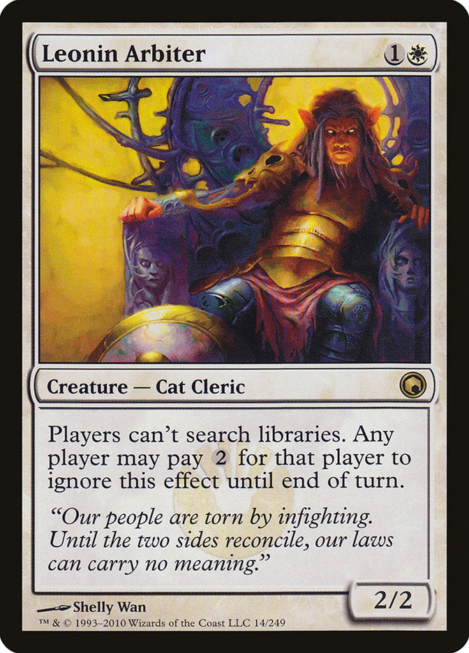 Arbitre Léonin [Cicatrices de Mirrodin] 