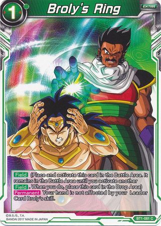 Broly's Ring [BT1-081]