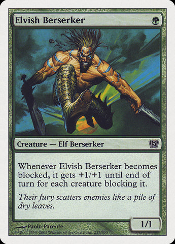 Elfique Berserker [Ninth Edition] 