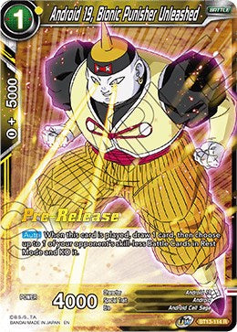 Android 19, Bionic Punisher Unleashed (BT13-114) [Promociones preliminares de Supreme Rivalry] 