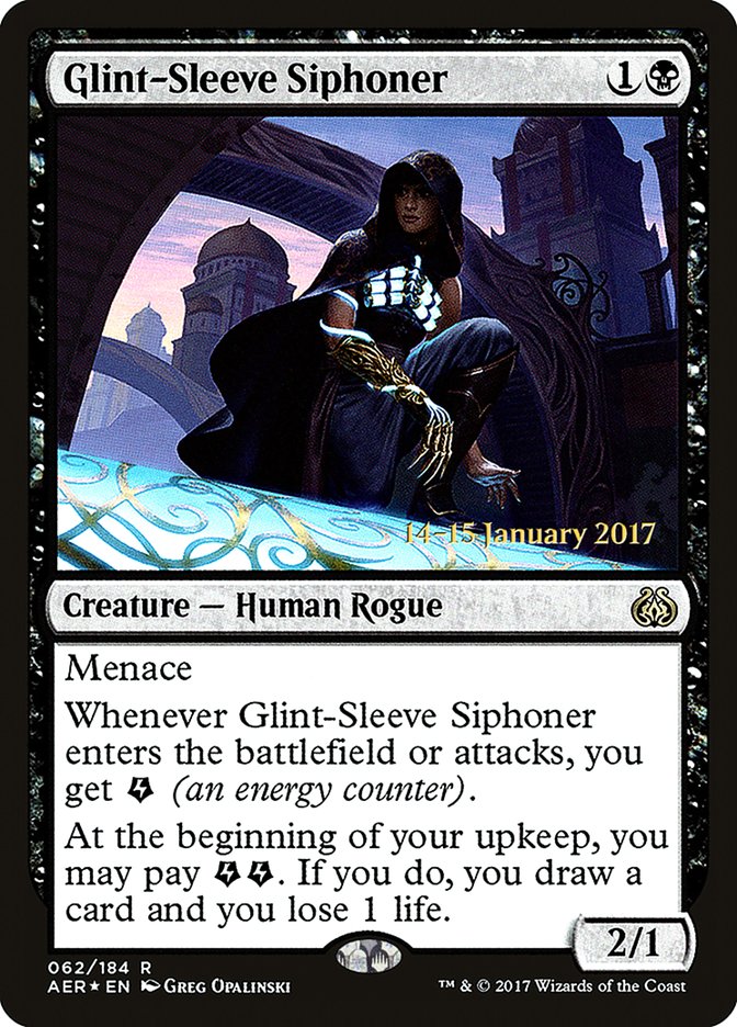 Glint-Sleeve Siphoner  (Prerelease) [Aether Revolt Prerelease Promos]