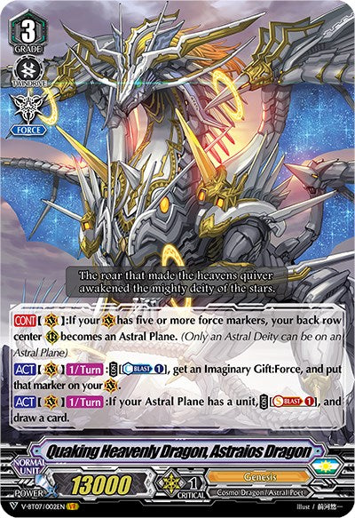 Quaking Heavenly Dragon, Astraios Dragon (V-BT07/002EN) [Infinideity Cradle]