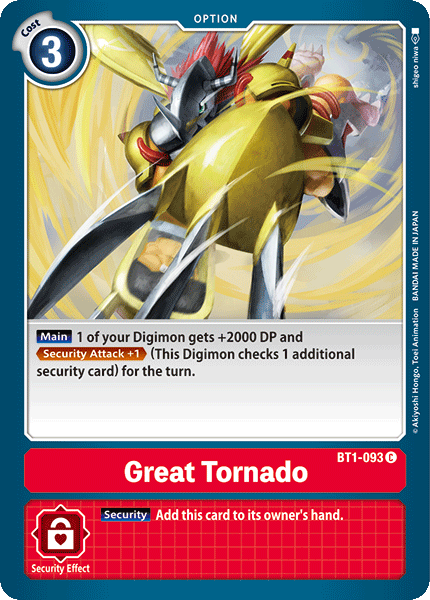 Gran Tornado [BT1-093] [Release Booster Ver.1.0] 