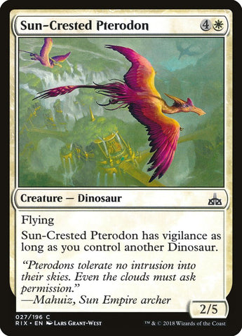 Pterodon à huppe solaire [Rivals of Ixalan] 