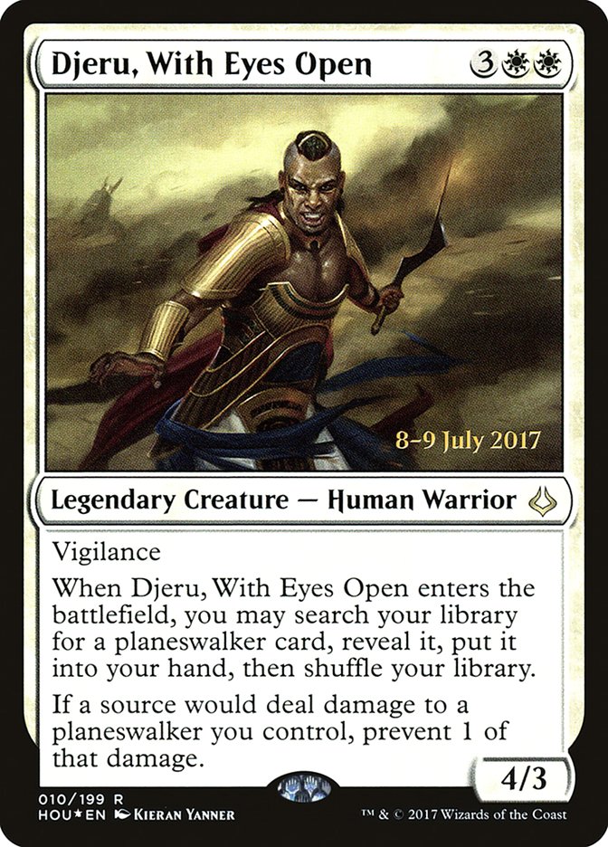 Djeru, With Eyes Open (Avant-première) [Hour of Devastation Prerelease Promos] 