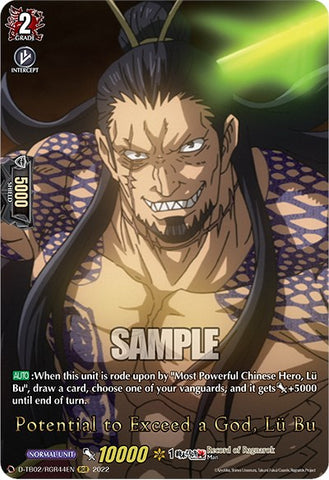 Potential to Exceed a God, Lu Bu (D-TB02/RGR44EN) [Record of Ragnarok]