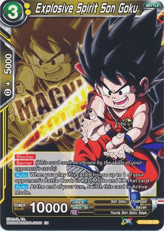 Espíritu explosivo Son Goku [BT3-088] 