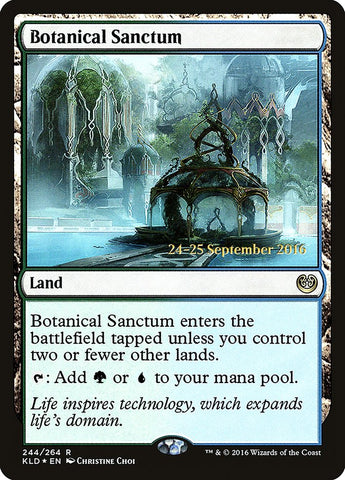 Botanical Sanctum  (Prerelease) [Kaladesh Prerelease Promos]