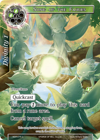 Song of the Fairies (Full Art) (NDR-075) [New Dawn Rises]