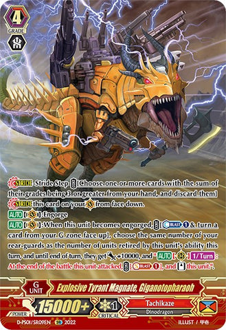 Explosive Tyrant Magnate, Giganotopharaoh (D-PS01/SR09EN) [P Clan Collection 2022]