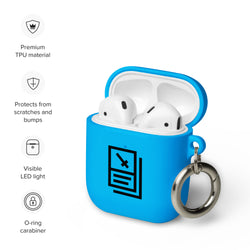 "Card Icon" (Black) AirPods case