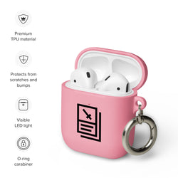 "Card Icon" (Black) AirPods case