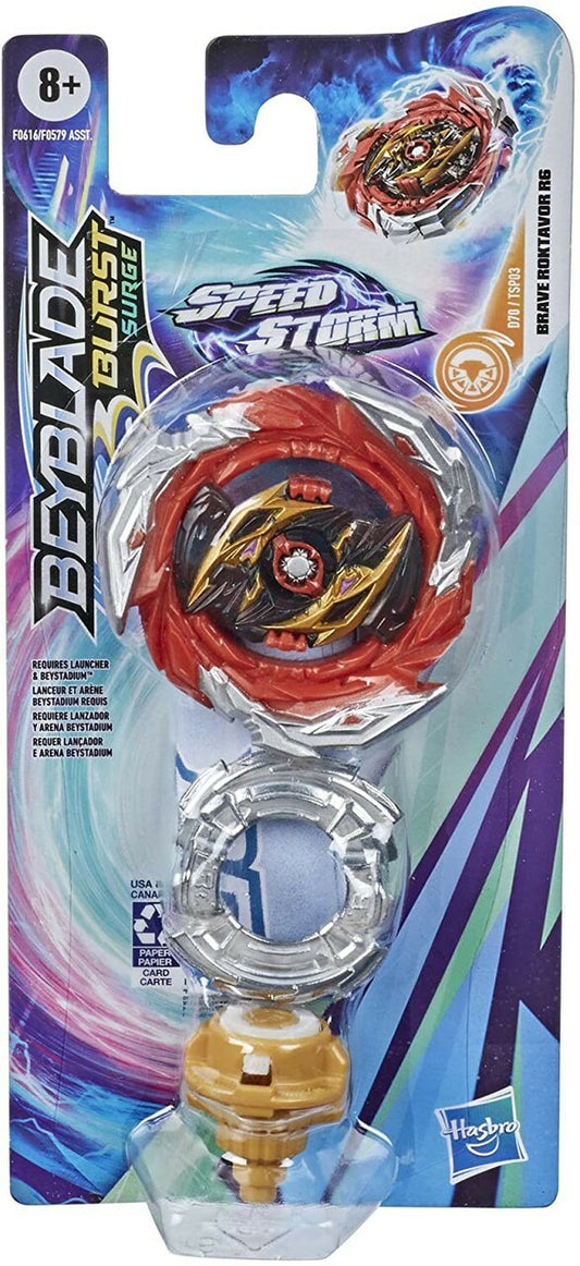Beyblade Burst Speedstorm Single Pack Assortment Brave Roktavor R6
