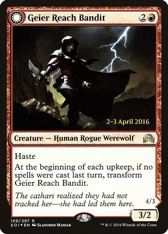 Geier Reach Bandit // Vildin-Pack Alpha (Prerelease) [Shadows over Innistrad Prerelease Promos]