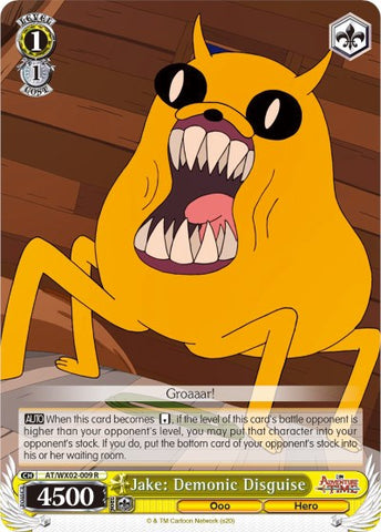 Jake: Demonic Disguise (AT/WX02-009 R) [Adventure Time]