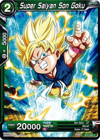 Super Saiyajin Son Goku (Verde) [BT5-056] 