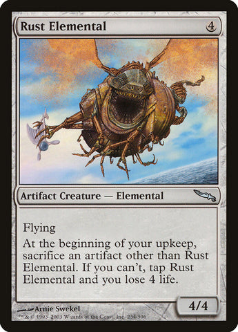 Élémentaire de rouille [Mirrodin] 