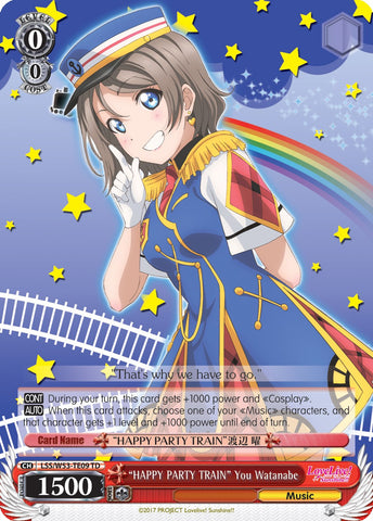 "HAPPY PARTY TRAIN" You Watanabe (LSS/W53-TE09 TD) [Love Live! Sunshine!! Extra Booster]