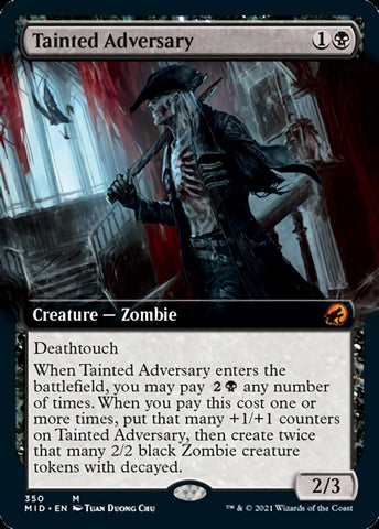 Tainted Adversary (Extended) [Innistrad: Midnight Hunt]