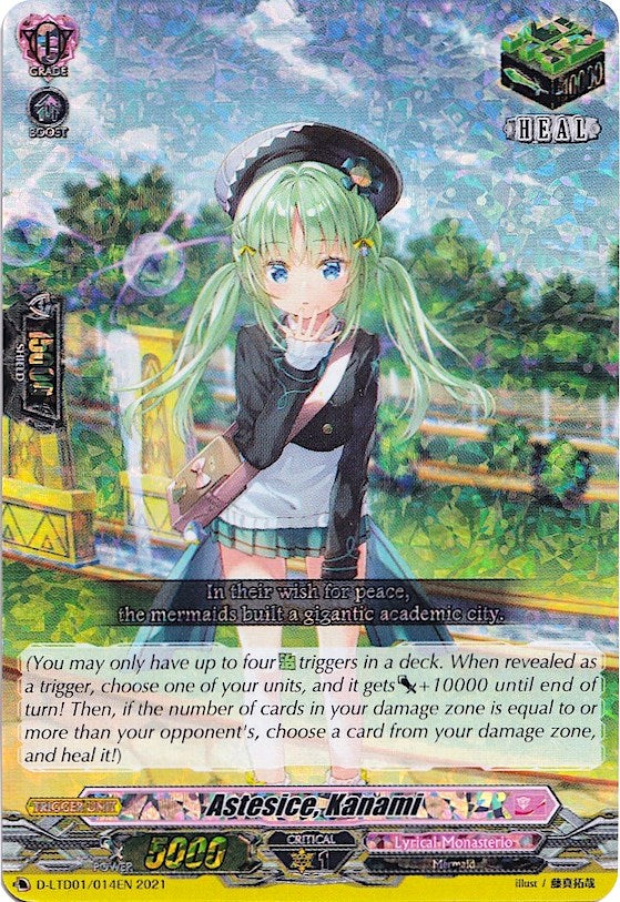 Astesice, Kanami (Parallel Foil) (D-LTD01/014EN) [Ahoy! Lyrical Monasterio!]