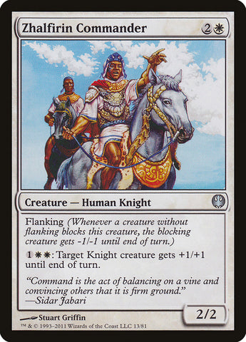 Comandante Zhalfirin [Duel Decks: Knights vs. Dragons] 
