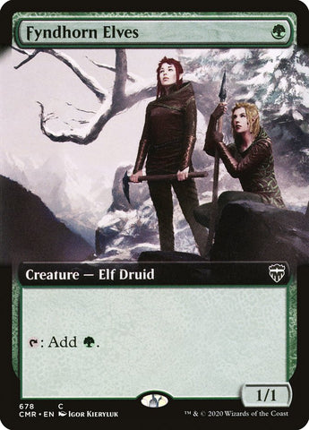 Fyndhorn Elves (Extended Art) [Commander Legends]