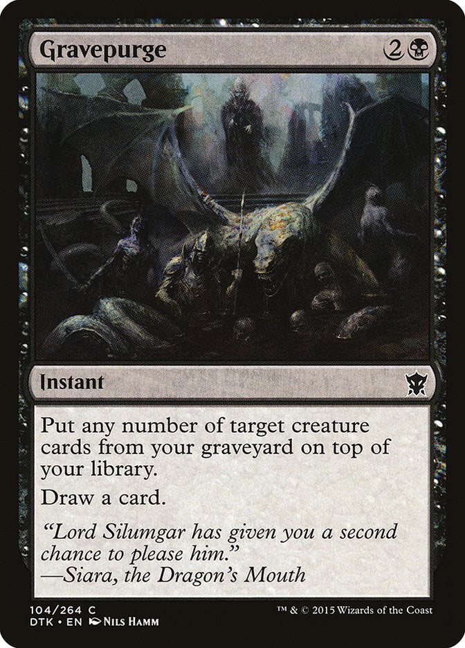 Gravepurge [Dragones de Tarkir] 