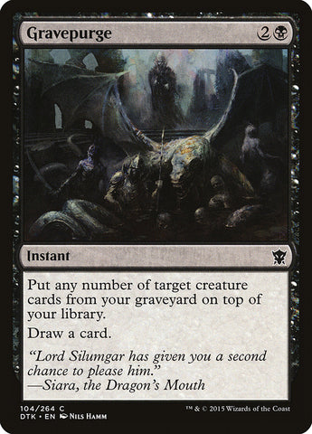 Gravepurge [Dragones de Tarkir] 