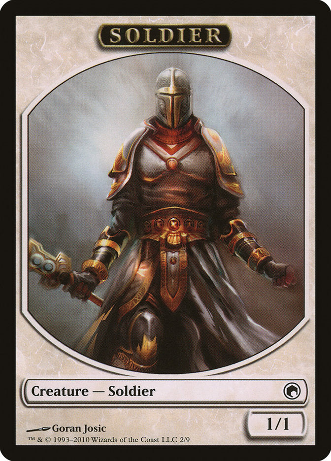 Soldat [Cicatrices des jetons de Mirrodin] 